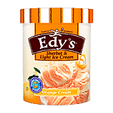 Dreyer's/Edy's Sherbet & Light Ice Cream Orange Cream Picture